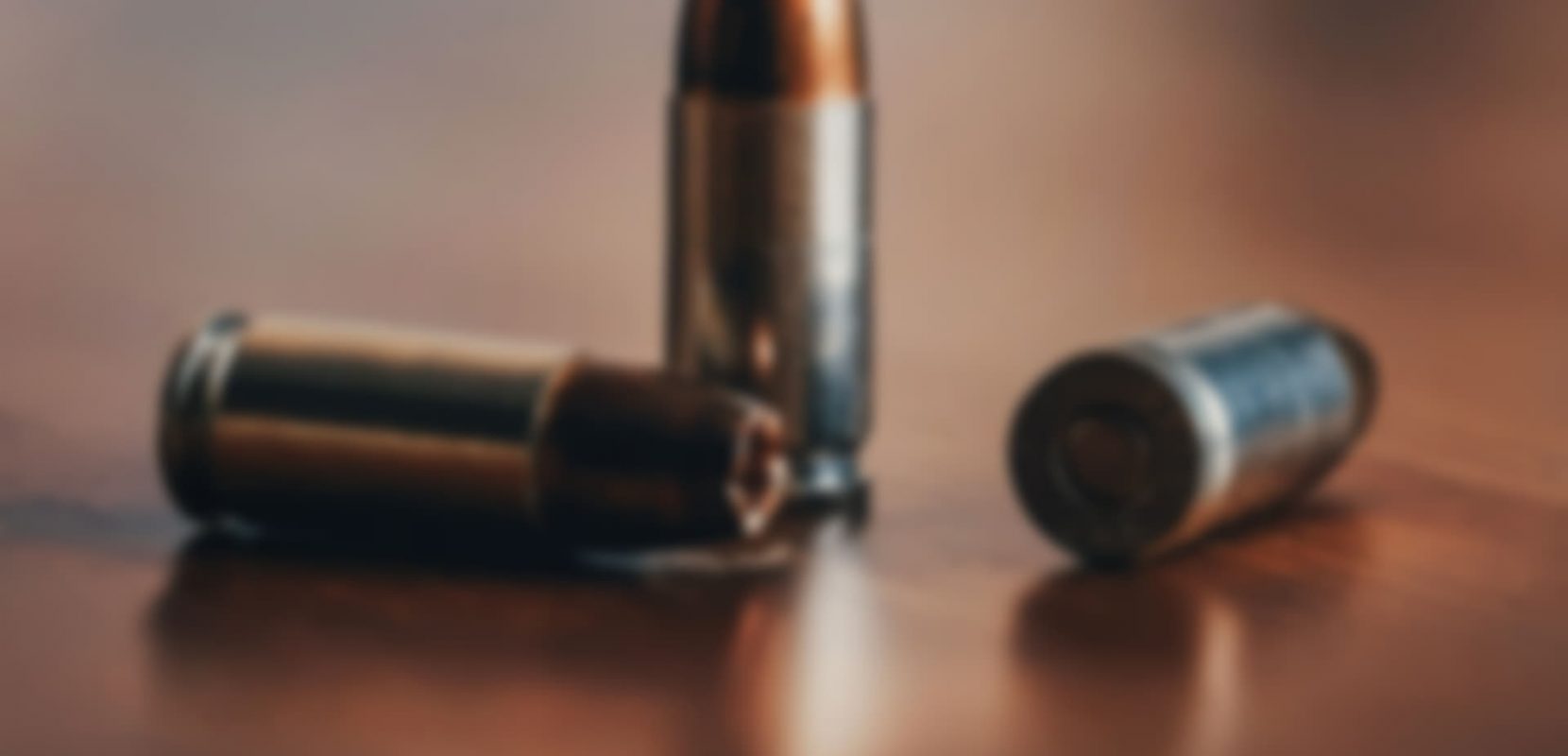 close up on bullets