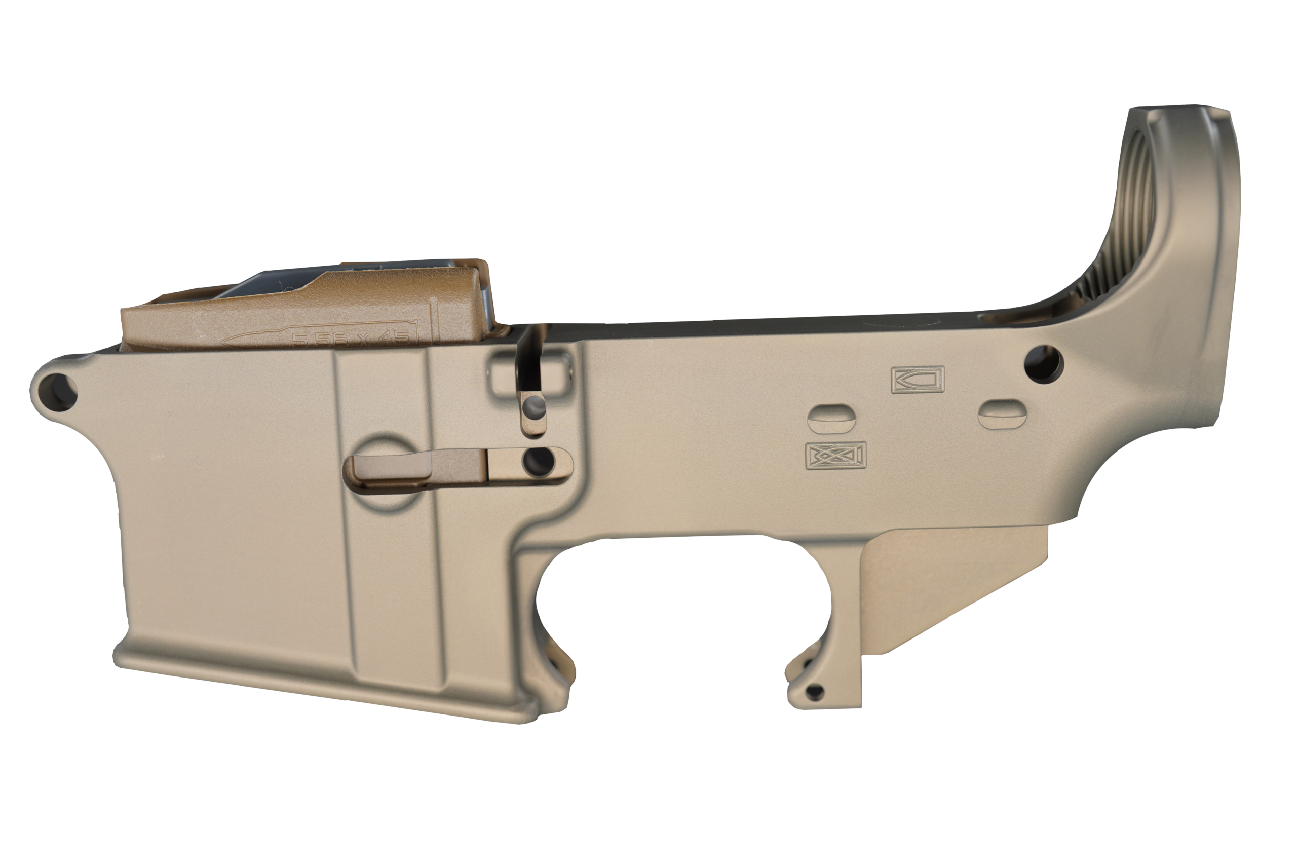アリアプロ2biackdogホワイトアームケース。不具合なし AR15 80% Lower Receiver 5.56/.223 Anodized - Matrix